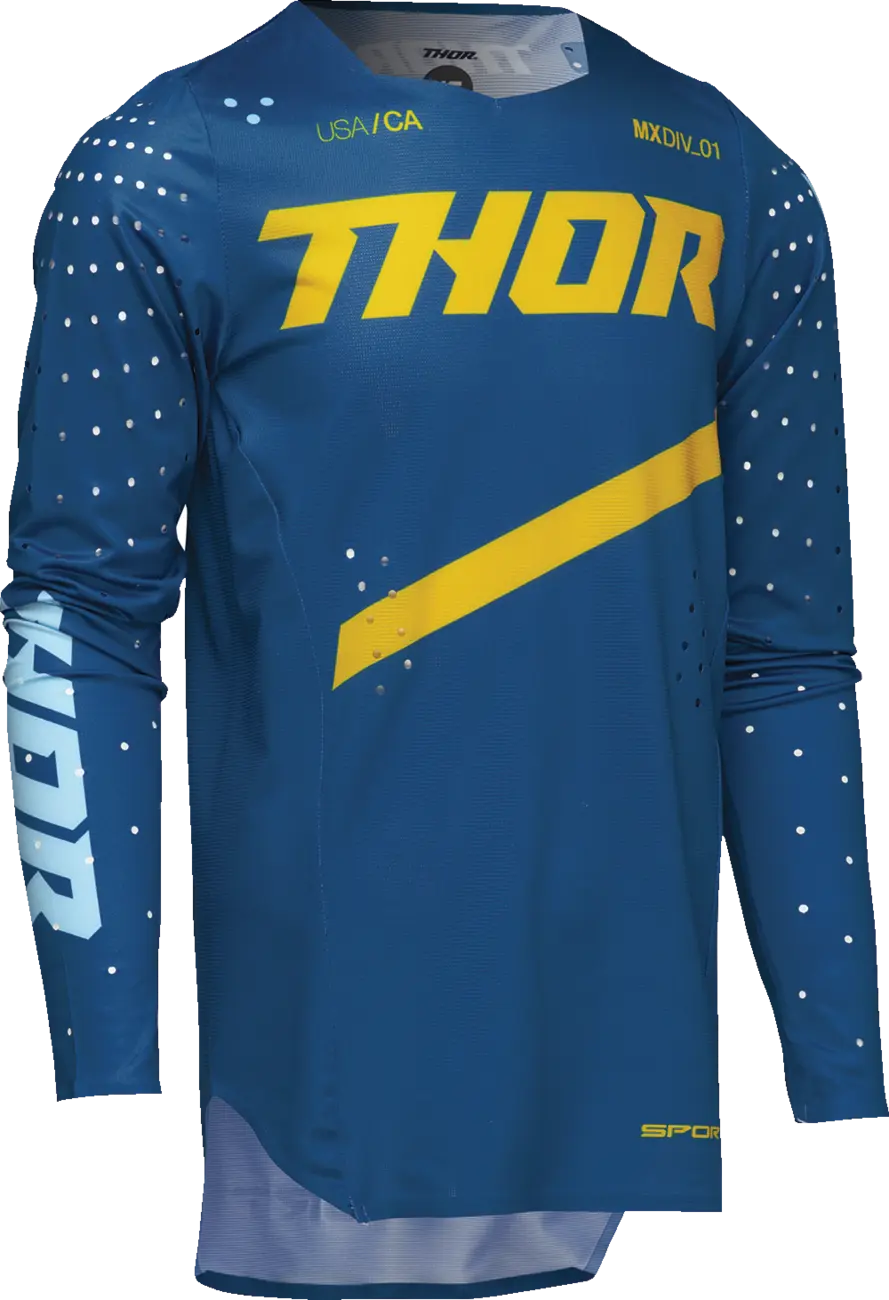Thor Youth Sportmode Brave Jersey - Blue, Yellow