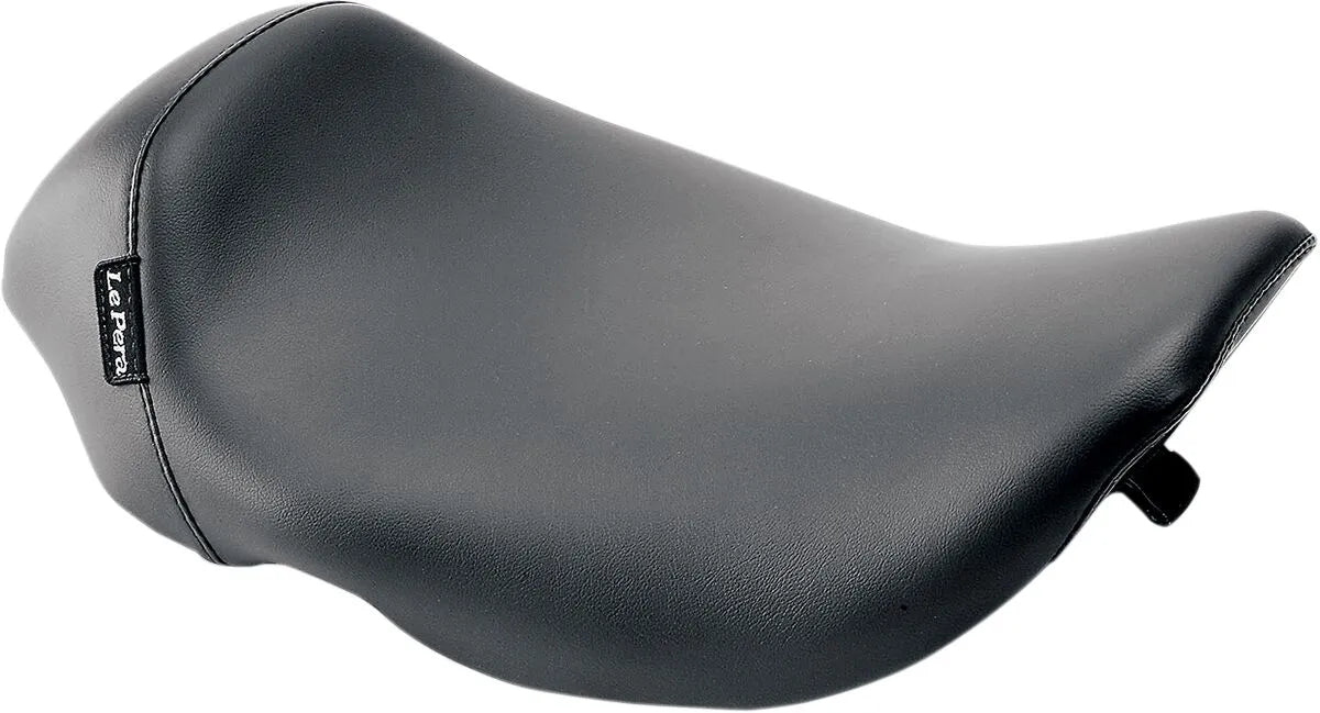 Le Pera Bare Bones Solo Seat - Black Vinyl - For Harley Davidson