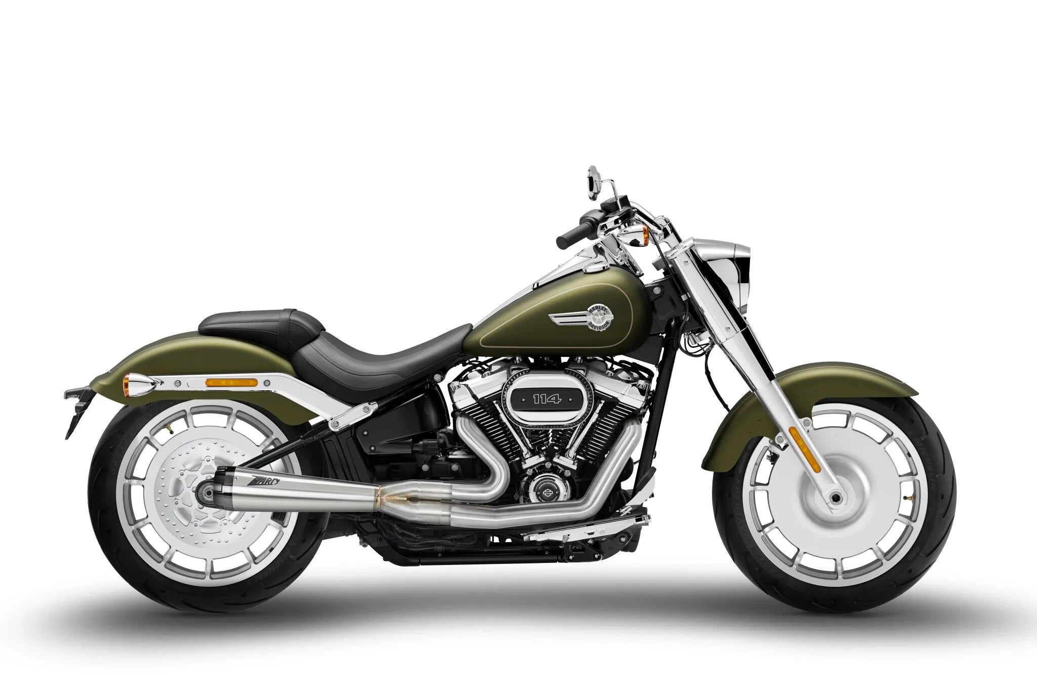Zard 2:1 Full Exhaust System For H-d Softails
