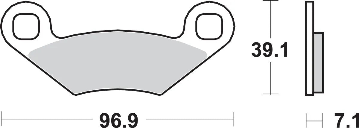 Sbs Ats All-terrain Sintered Brake Pads