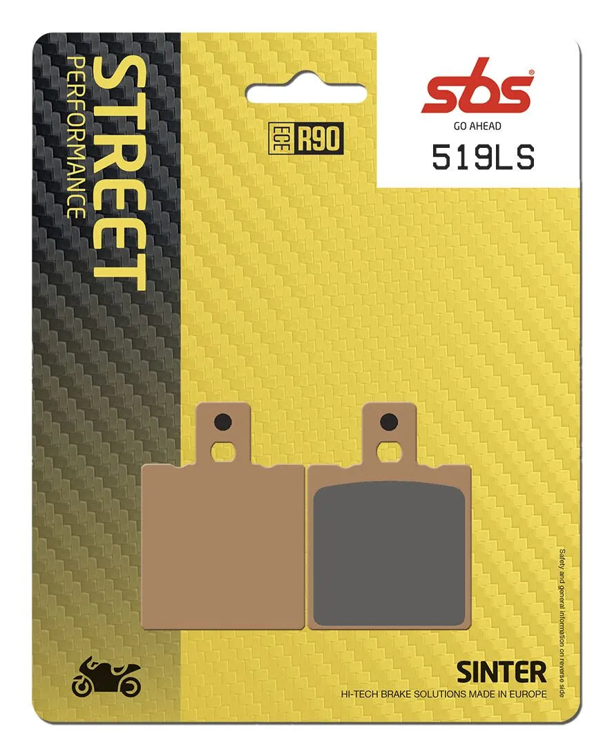 Sbs Ls Street Excel Sintrede Bag Bremseklodser - For og Bag