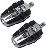 Kuryakyn Zombie Footpegs - Chrome / Black
