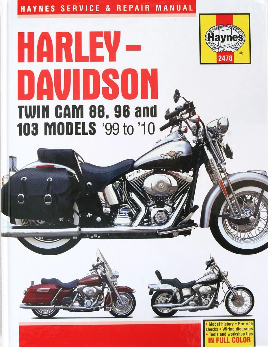 Haynes Repair Manual for Harley Davidson Twin Cam 88 1999-2010