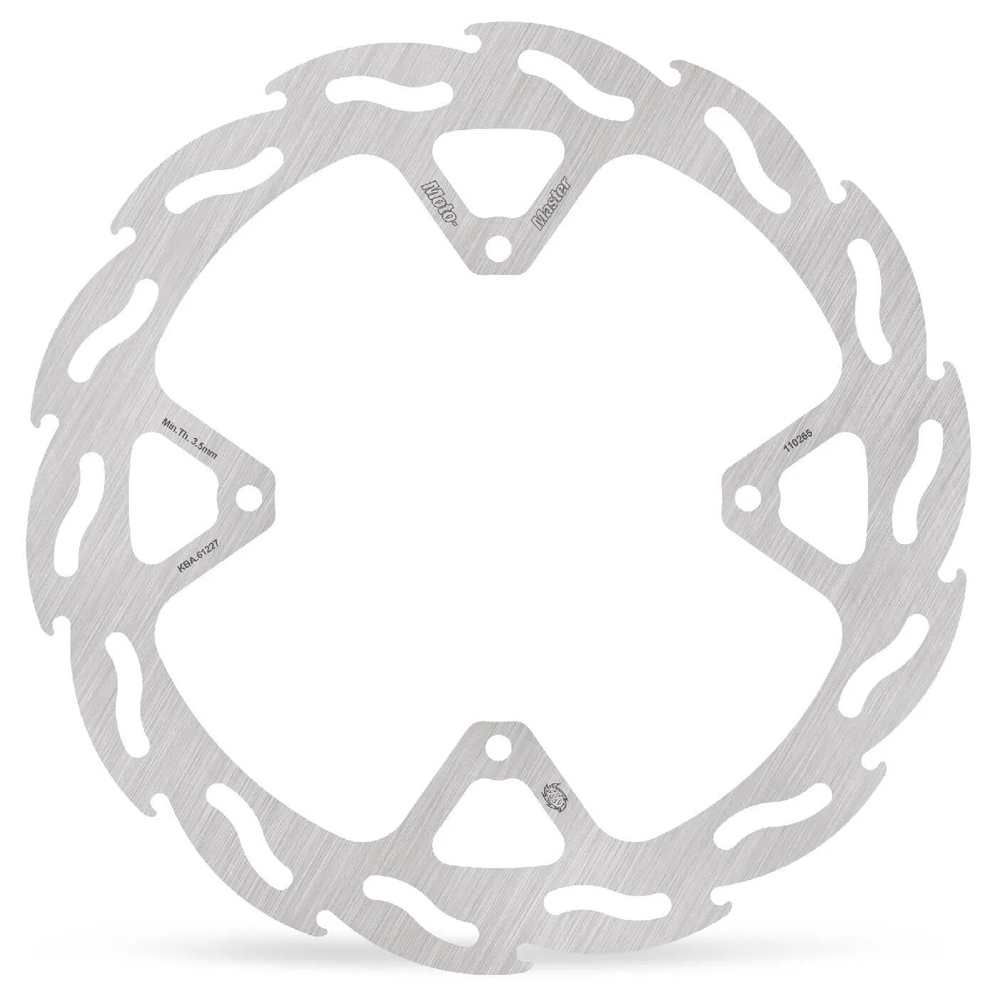 Moto-master Flame Series Bageste Bremse Rotor - Bag