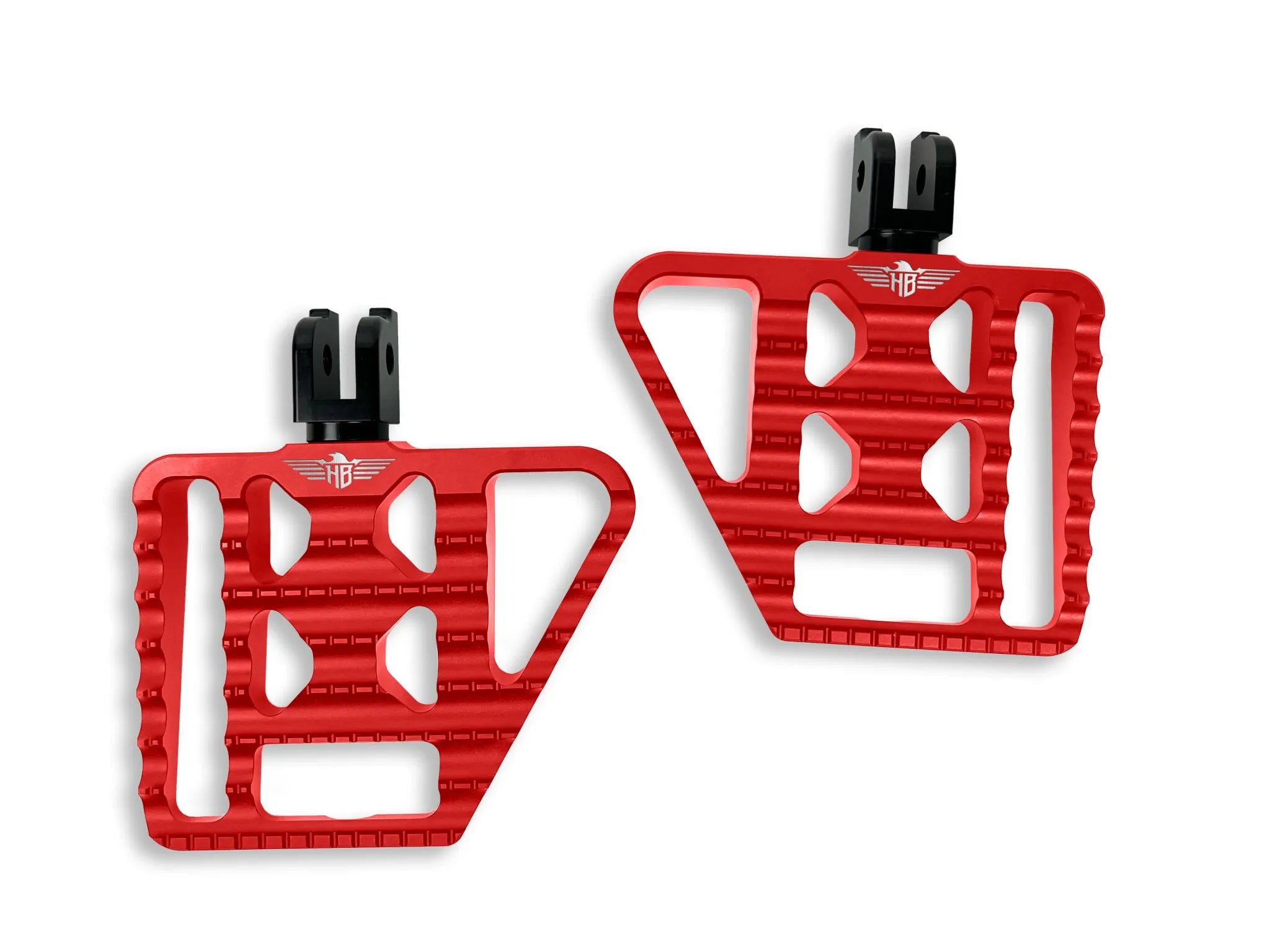 Heinz Bikes Mini-floorboard Footpegs - Red