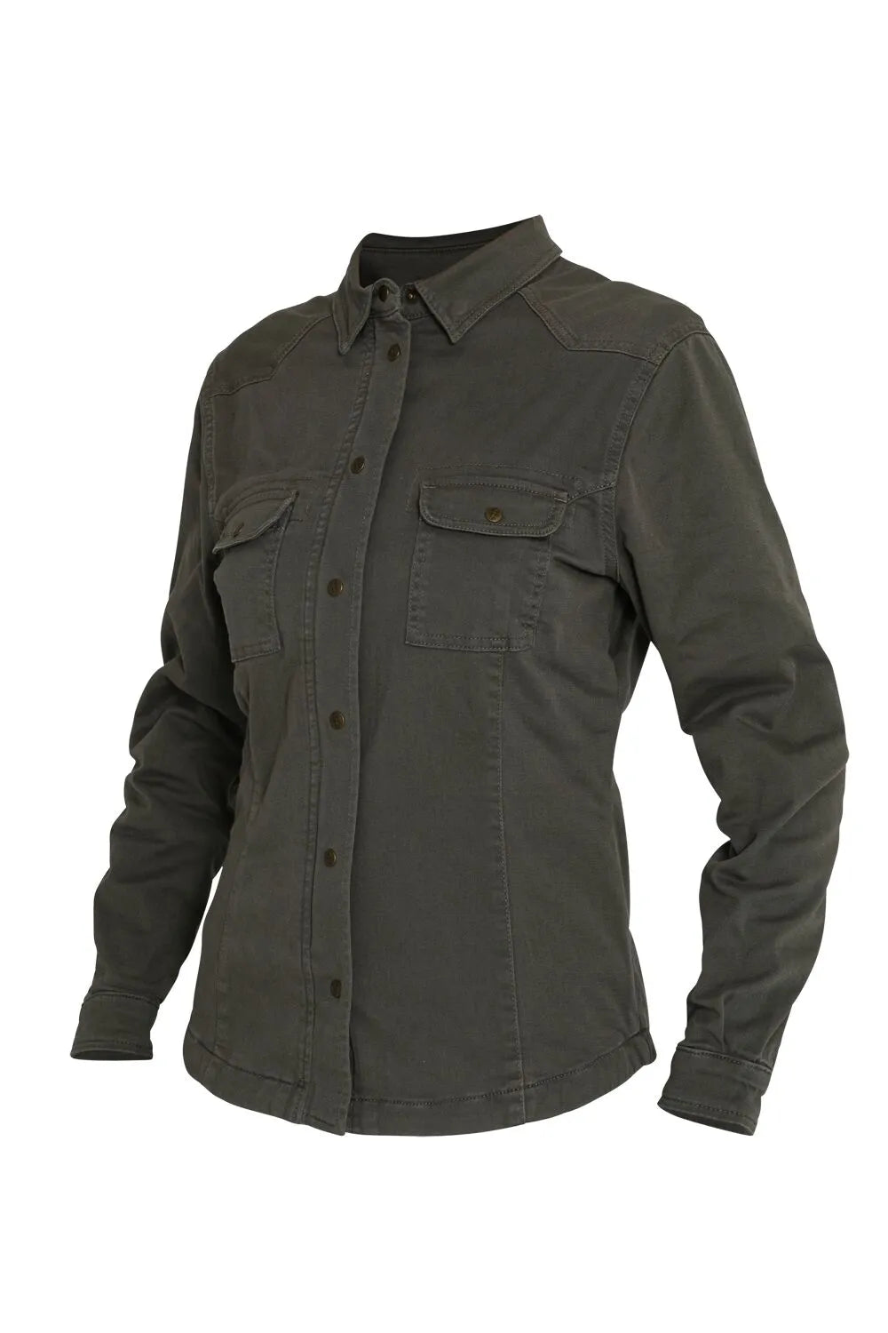 John Doe Women's Motoshirt Jacket - Olive