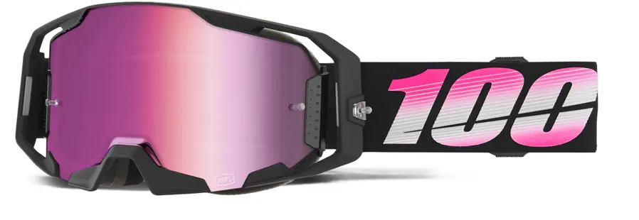 100% ARmatic Bodino Goggles Pink Mirror Lens