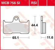 Trw Si Series Sintered Off-road Brake Pads - Rear