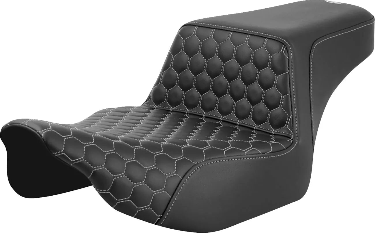 Saddlemen Honeycomb Step-up Seat - For Harley Davidson