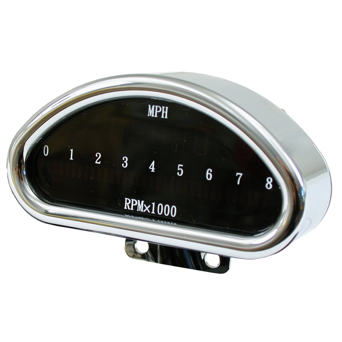MCS Electronic cnc aluminum speedometer (mph) chrome