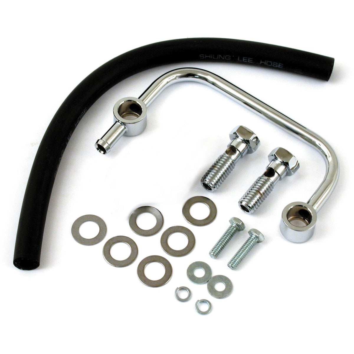 MCS Air cleaner breather kit - Chrome