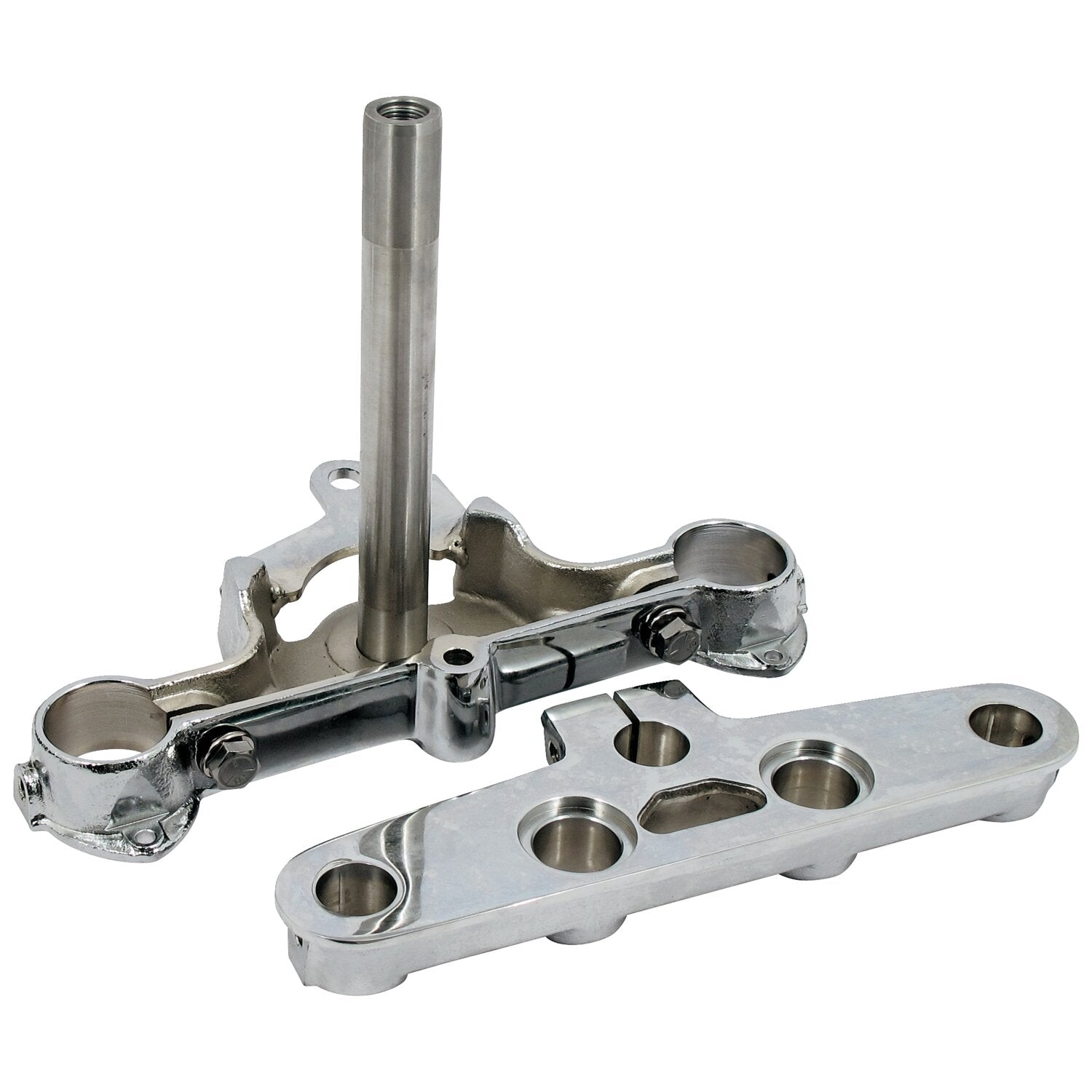 MCS Stock style FLST/f 41mm triple trees - Chrome