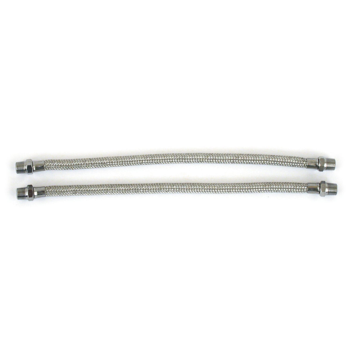 MCS Sportster rocker box oil line kit - braided stainless