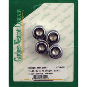 Gardner-Westcott rocker shaft end plug set - Allen style - Chrome