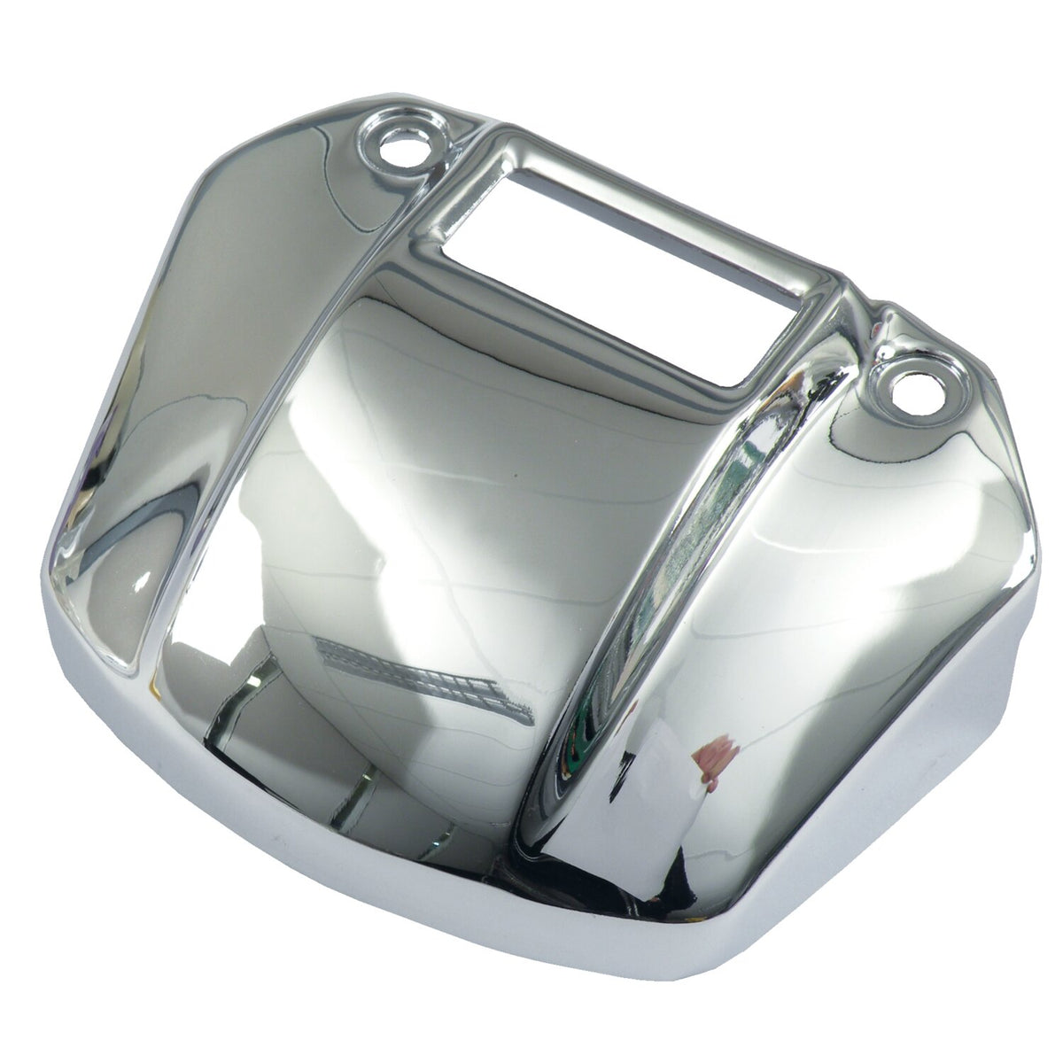 MCS Headlamp bracket cover - with cut-out - Chrome