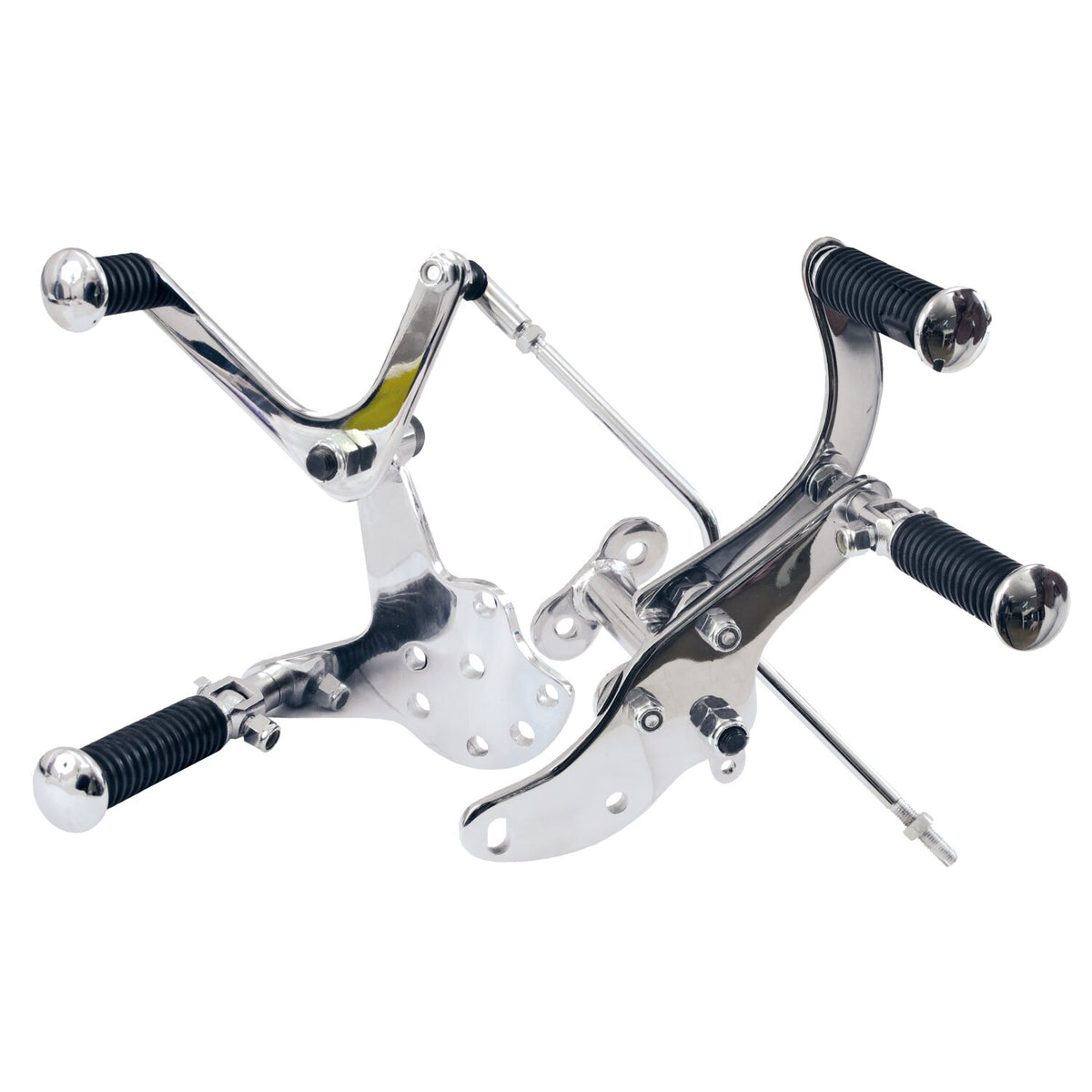 MCS Boone forward control assembly - Chrome