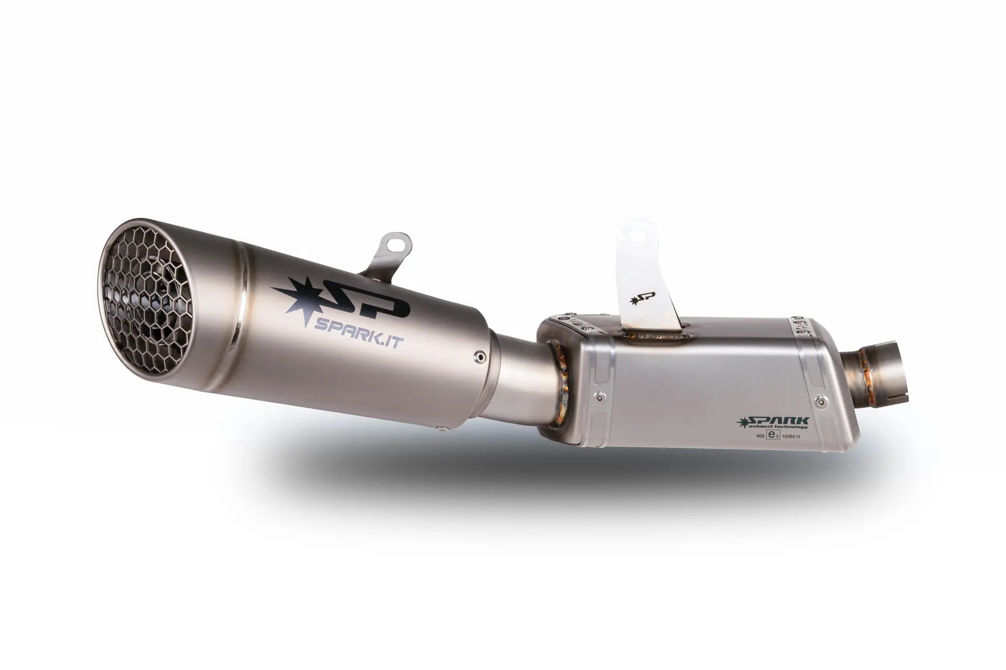 Spark Grid-o Exhaust System - Titanium Slip-on