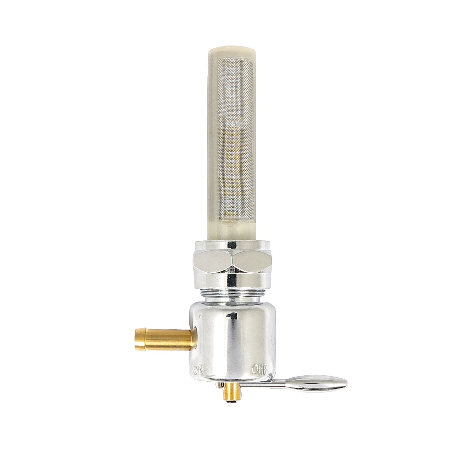 MCS Monster-Show petcock round body - Left outlet