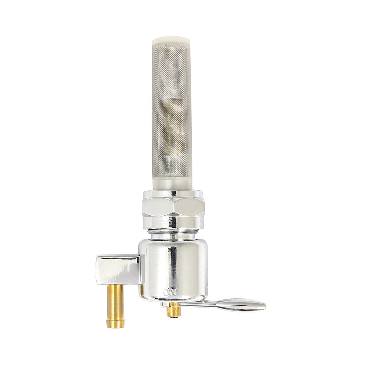 MCS Monster-Show petcock round body - Down outlet