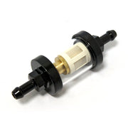 MCS Clear-view fuel filter 1/4" ID - Black
