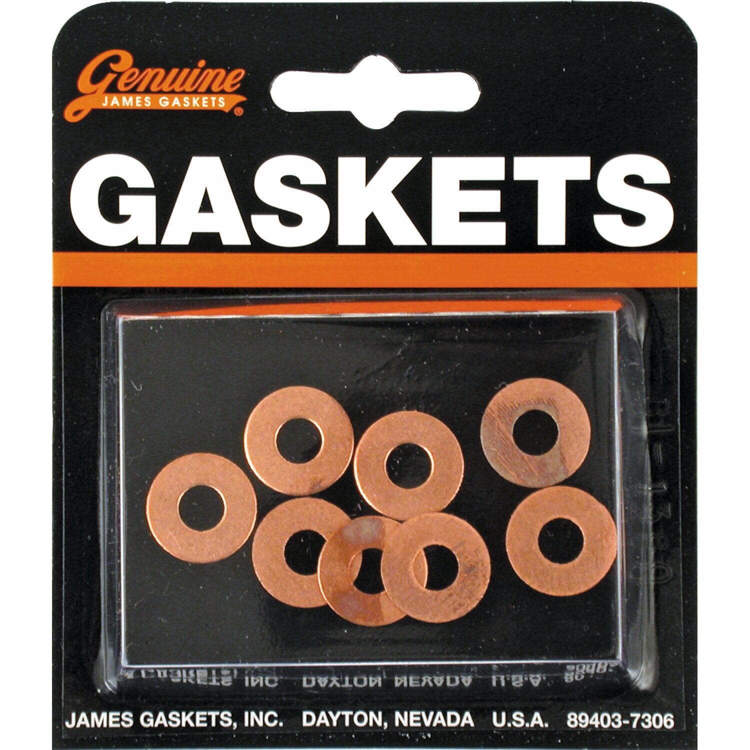 James Gaskets James rocker box cover seal washer kit - Copper