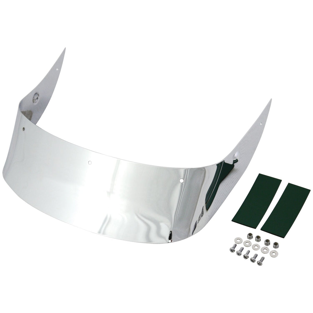 MCS Fatboy rear fender tip smooth - Chrome
