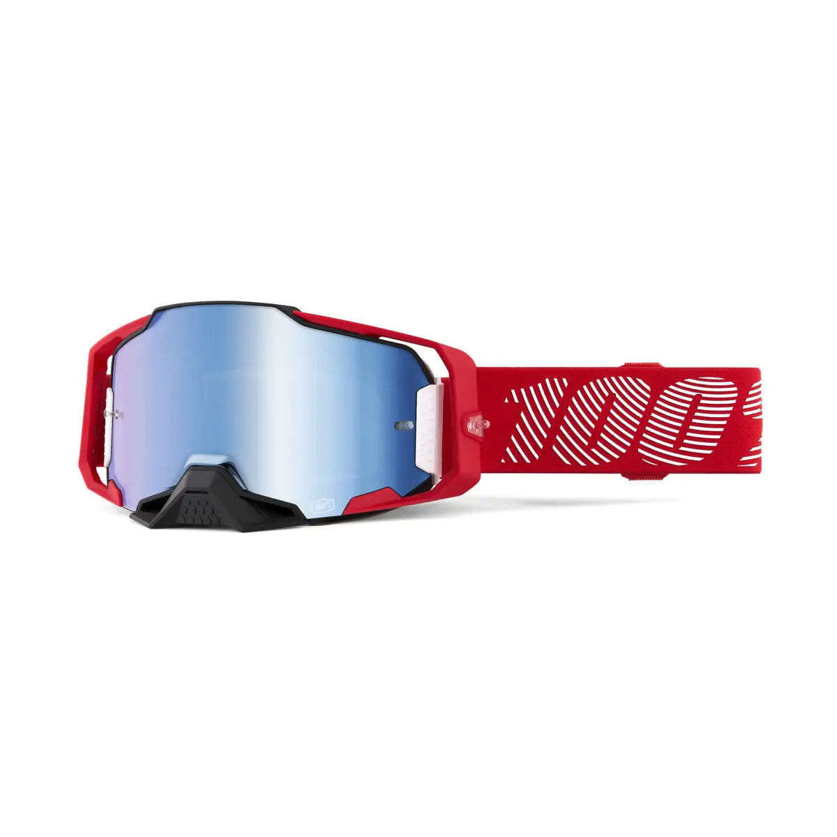 100% Armega M1 Goggles Blue Mirror Lens