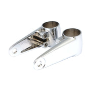 MCS Clampah side-mount headlamp bracket assembly - Polished