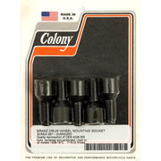 Colony mount bolt set for brake drum - Oversized threads