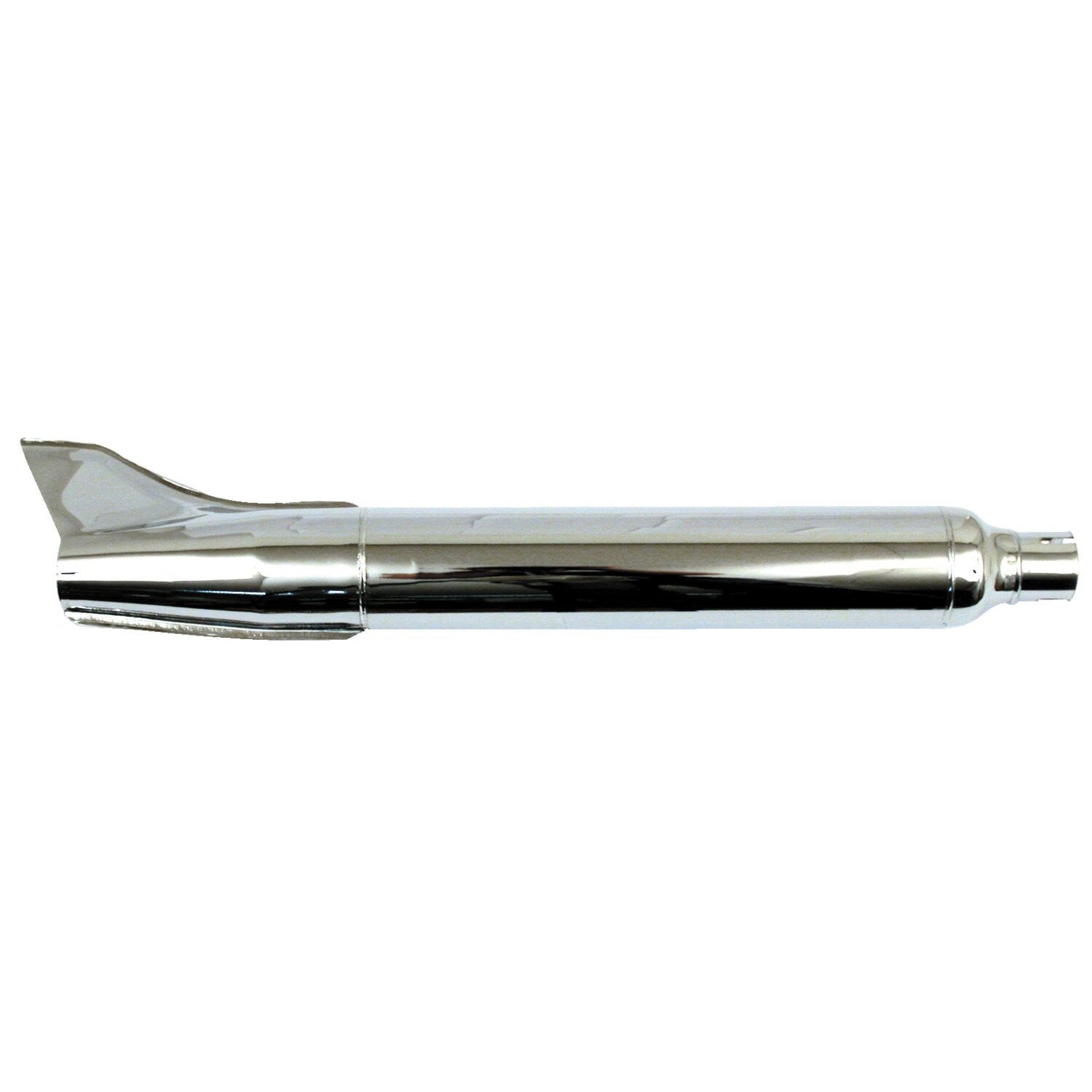 MCS 58-66 OEM style rocket Fishtail muffler 28" long chrome