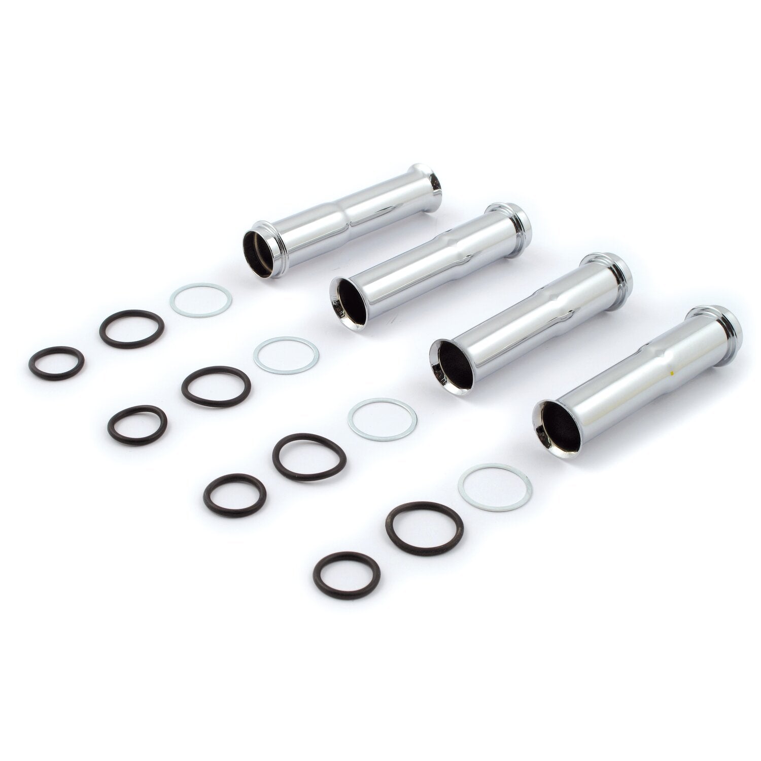 MCS Lower pushrod cover kit - 84-99 - Chrome
