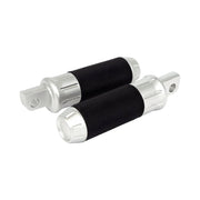 MCS Cobra footpegs - shot peened chrome