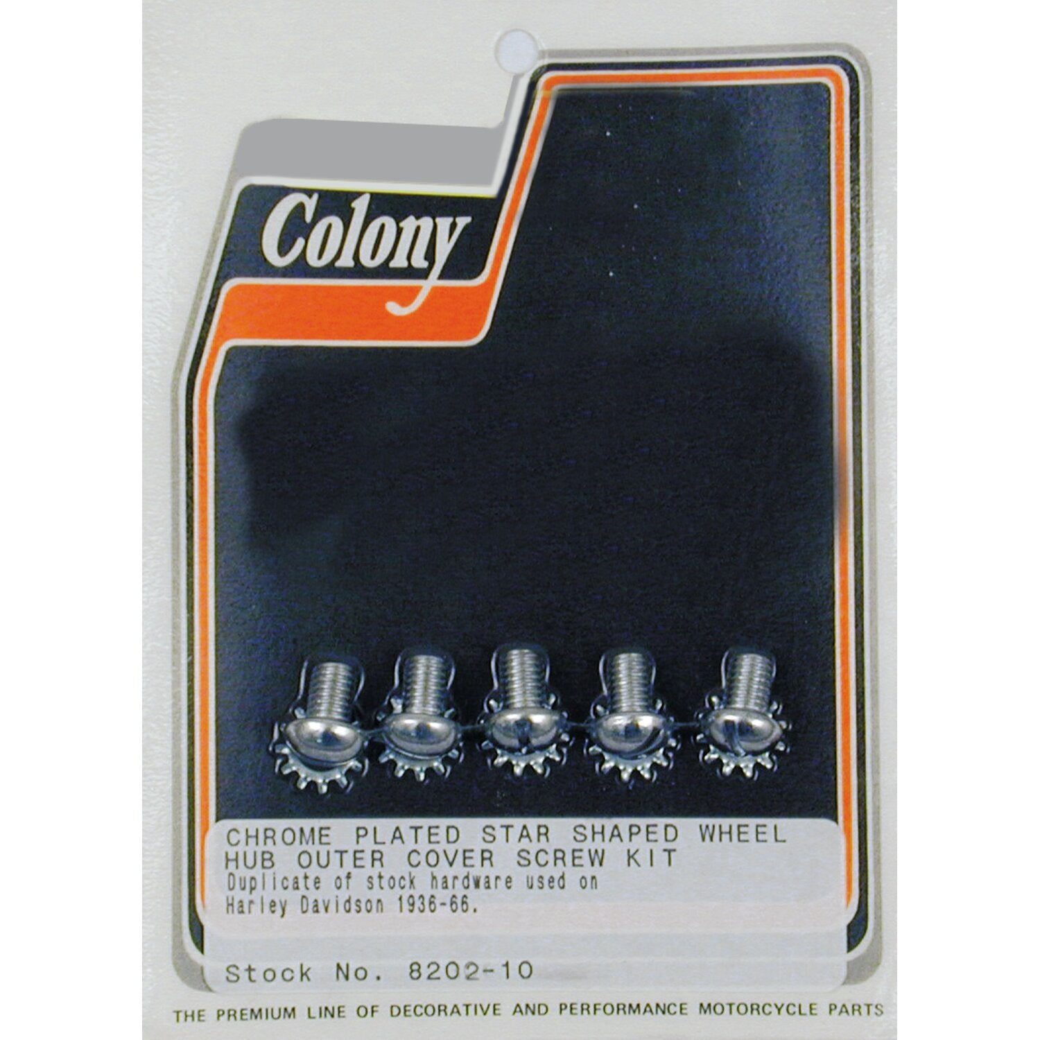 Colony star hub screws & washer set