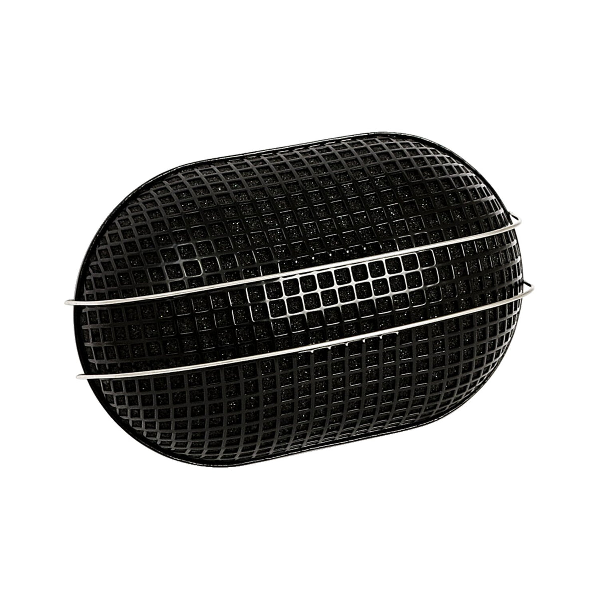 MCS Breather style air cleaner assembly oval - Black