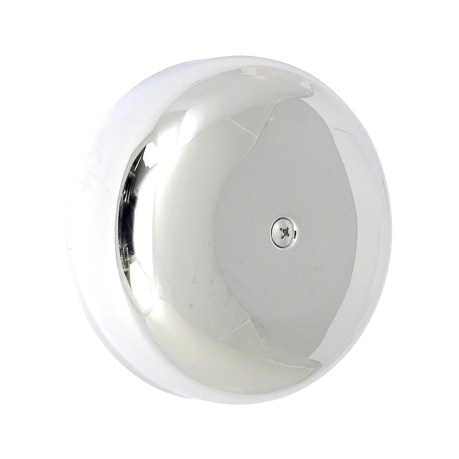 MCS 7" round air cleaner assembly - Chrome
