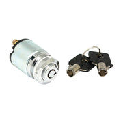 MCS FX style ignition switch 'thin' round key - Chrome