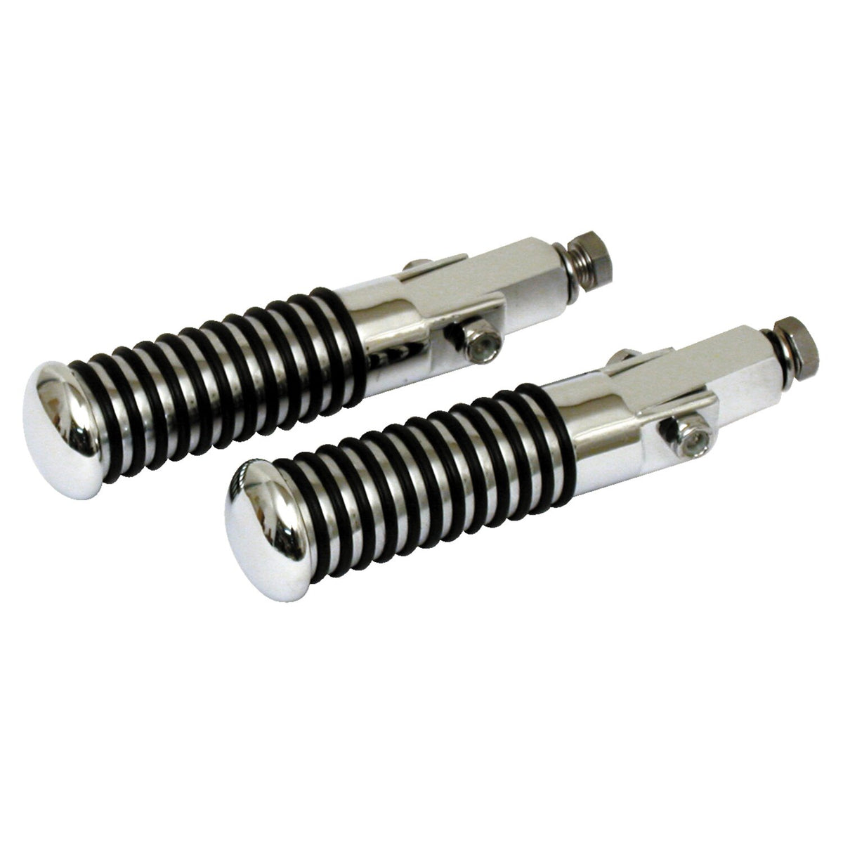 MCS Sundance O-ring foot pegs - universal 1/2-20 mount - Chrome