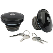 MCS Gas cap set with lock black