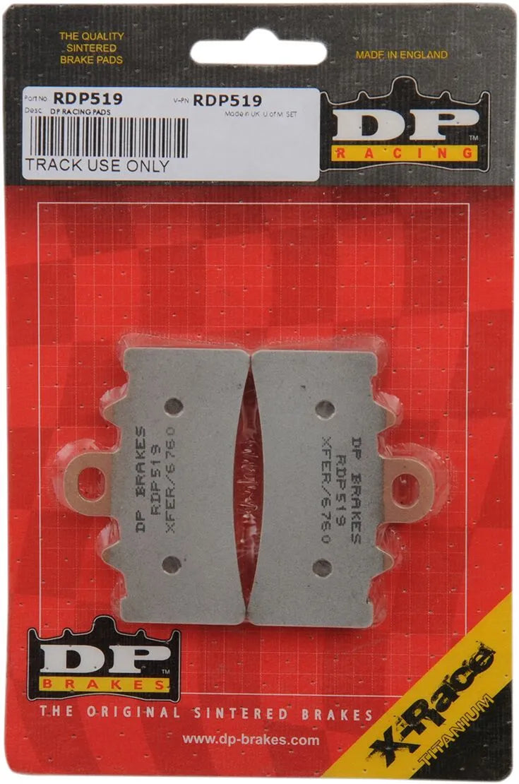 Dp Brakes Rdp X-race Titanium Sinterede Bremseklodser - For