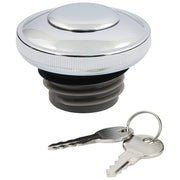MCS Gas cap vented with lock chrome