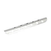 MCS Universal bullet hole heat shield 14" long chrome