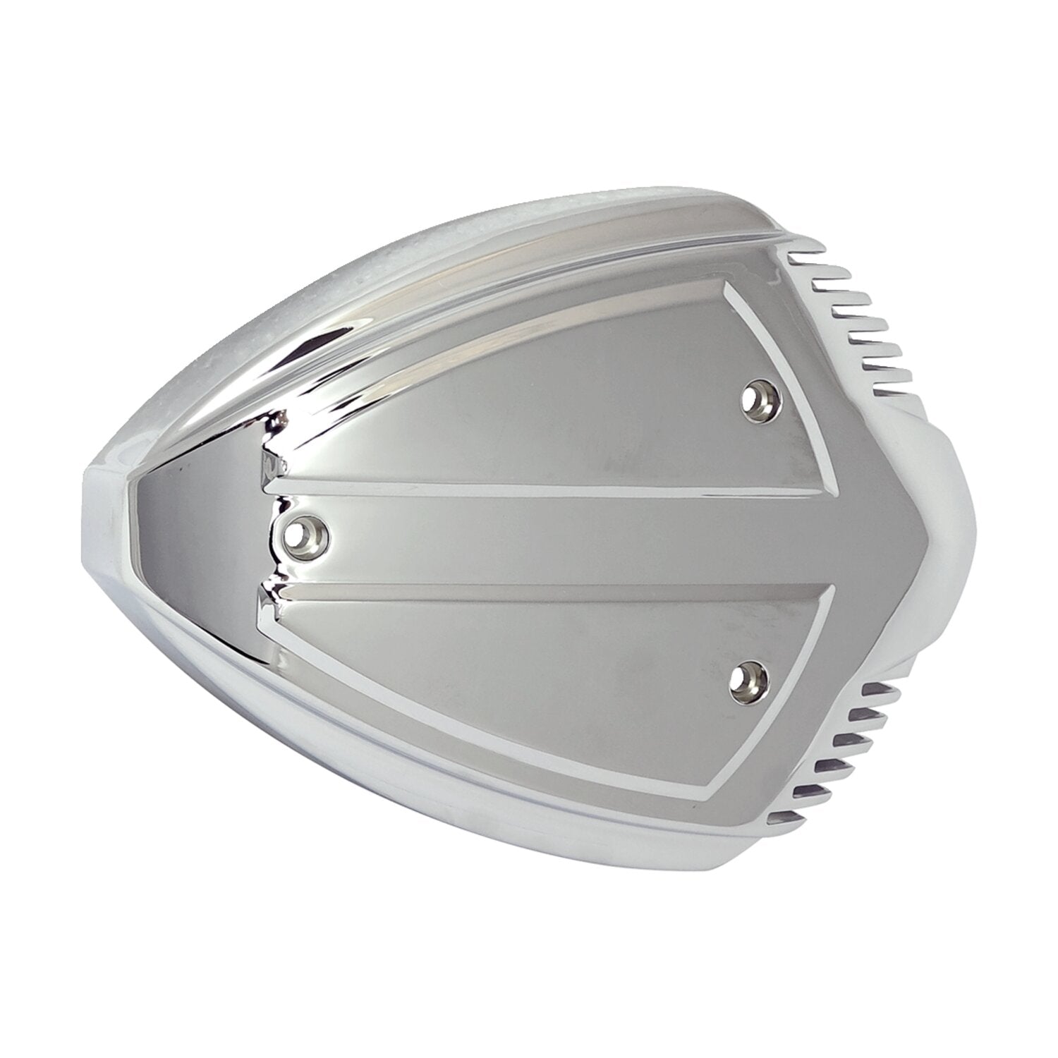 MCS Wedge air cleaner assembly - Chrome