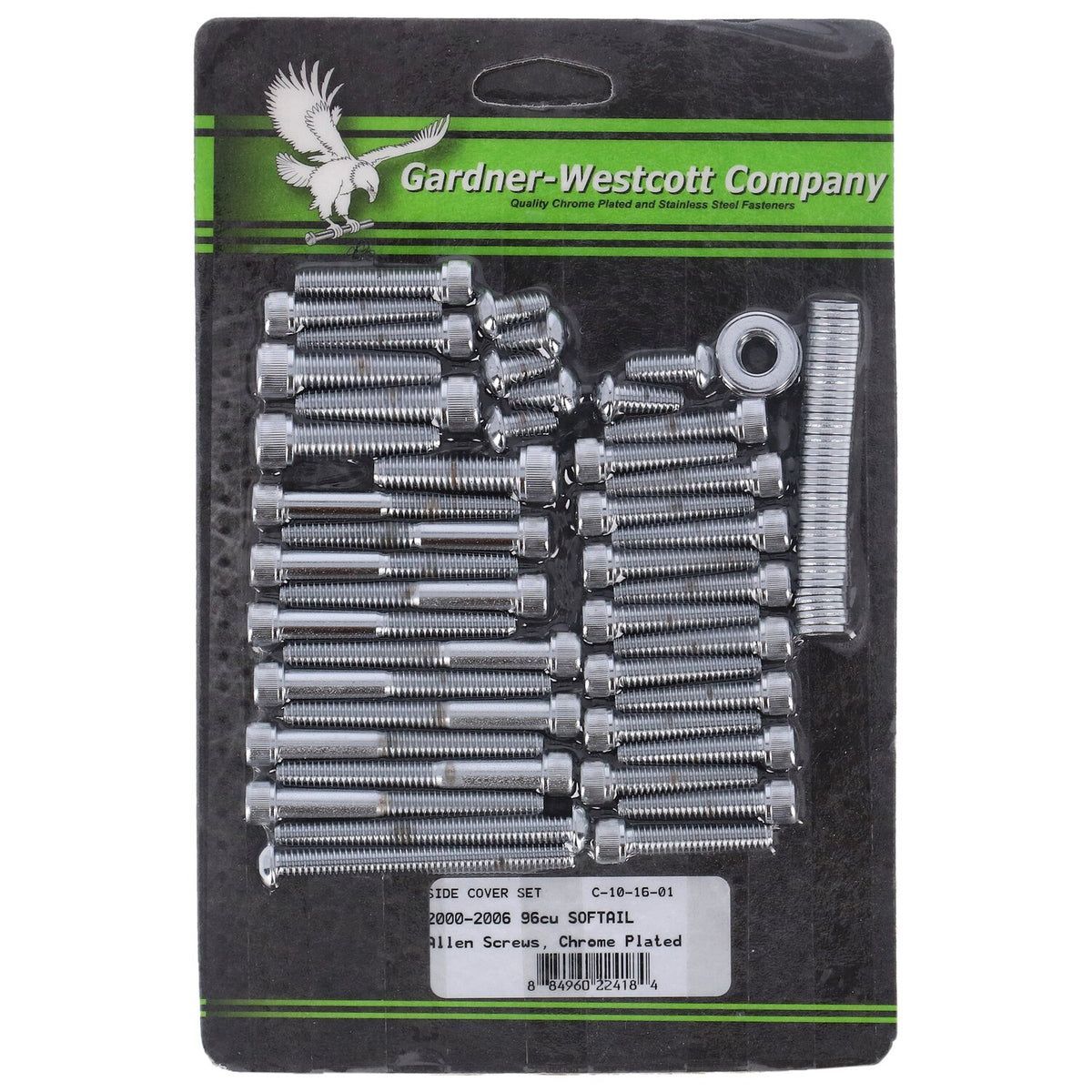 Gardner-Westcott Big Twin side cover mount kit chr - allen