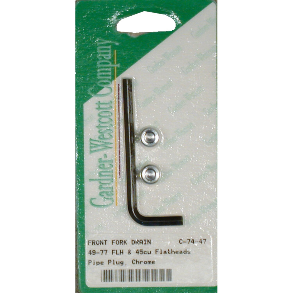 Gardner-Westcott fork slider & case drain screw kit