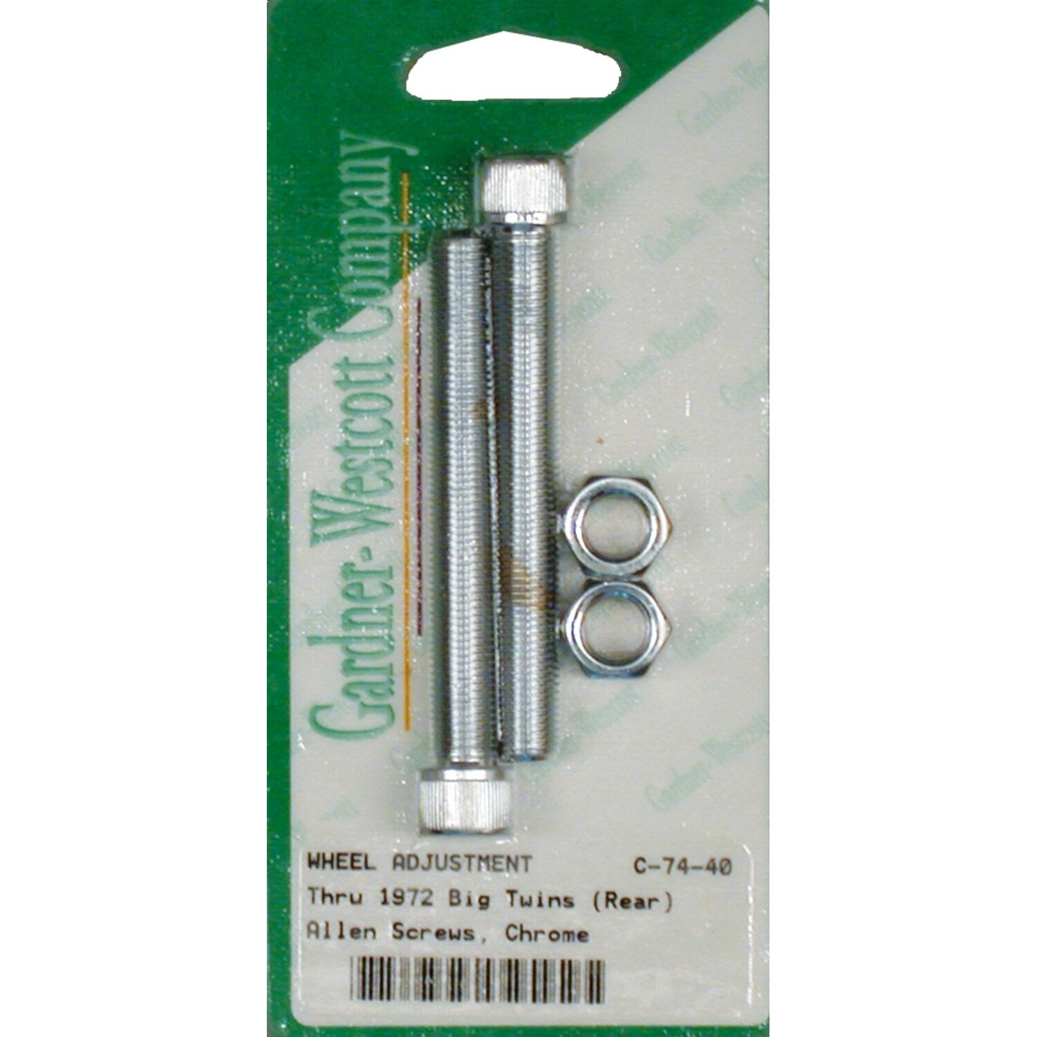 Gardner-Westcott Wheel adjusters allen bolt