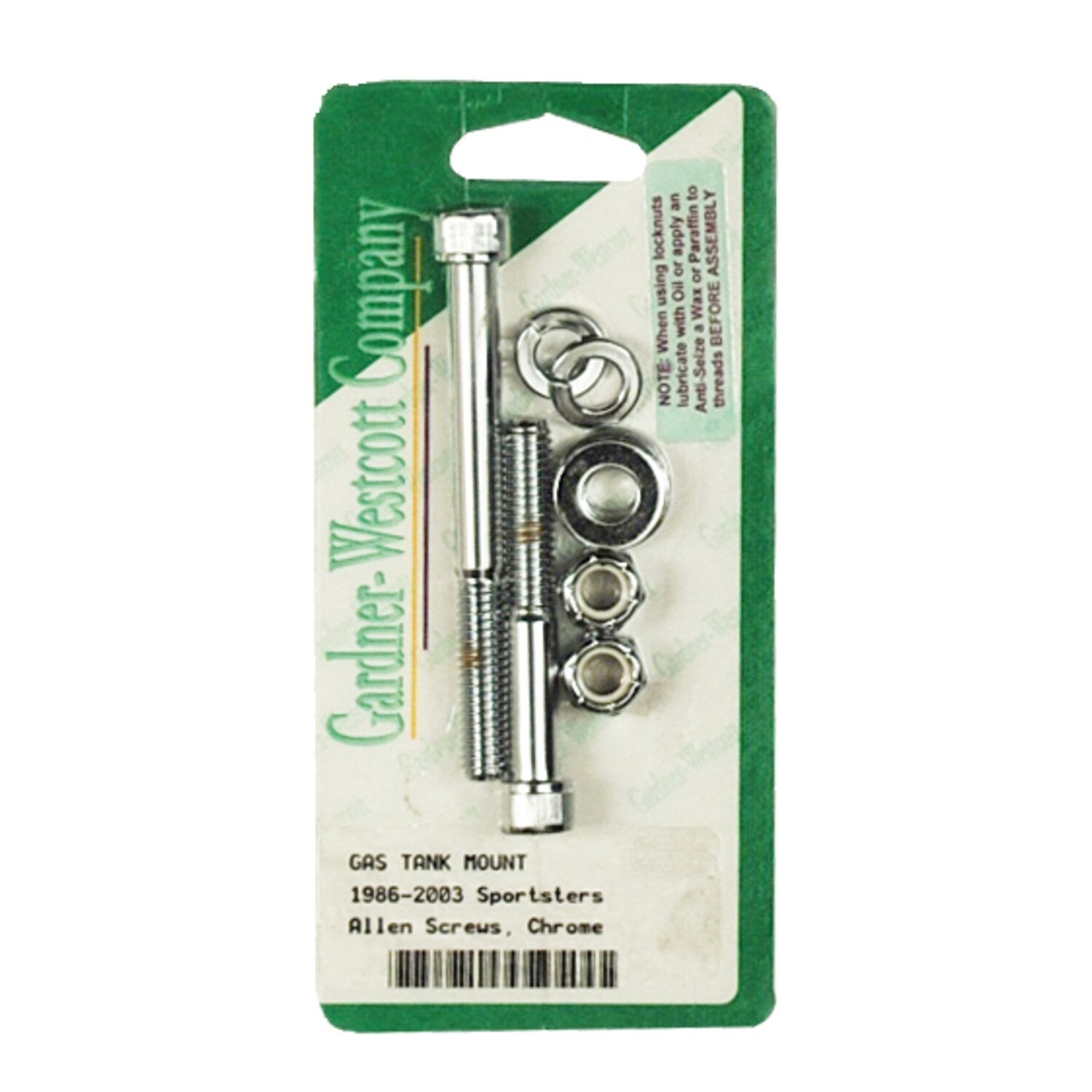 Gardner-Westcott gas tank mount kit - Chrome Allen