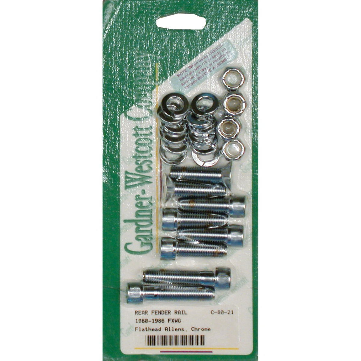Gardner-Westcott fender strut mount kit - Chrome Allen head