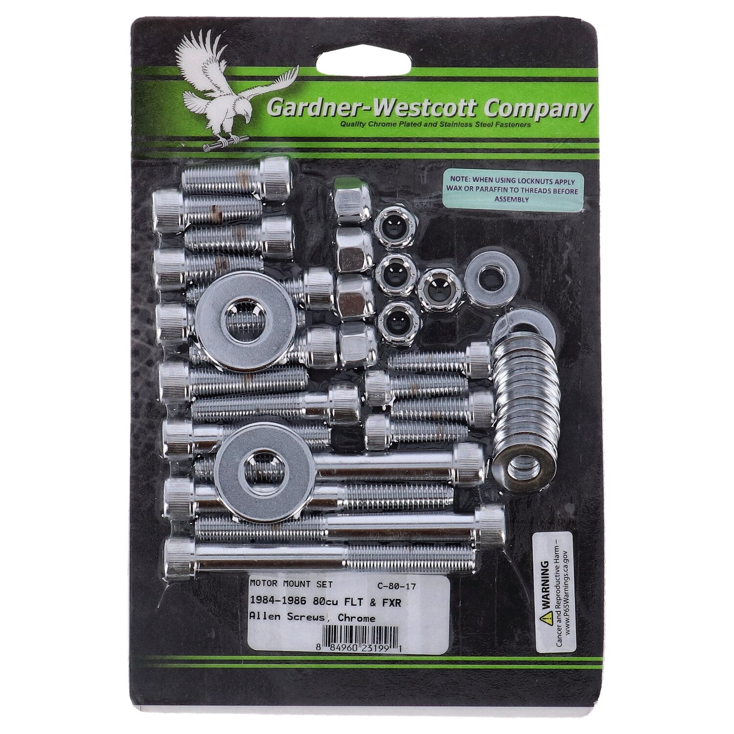 Gardner-Westcott Motor mount screw kit allen