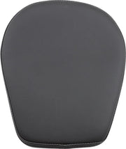 Drag Specialties Rear Solo Seat - Black Leather - For Harley Davidson