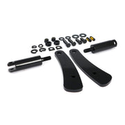 MCS Adjustable Dyna highway peg mount kit black